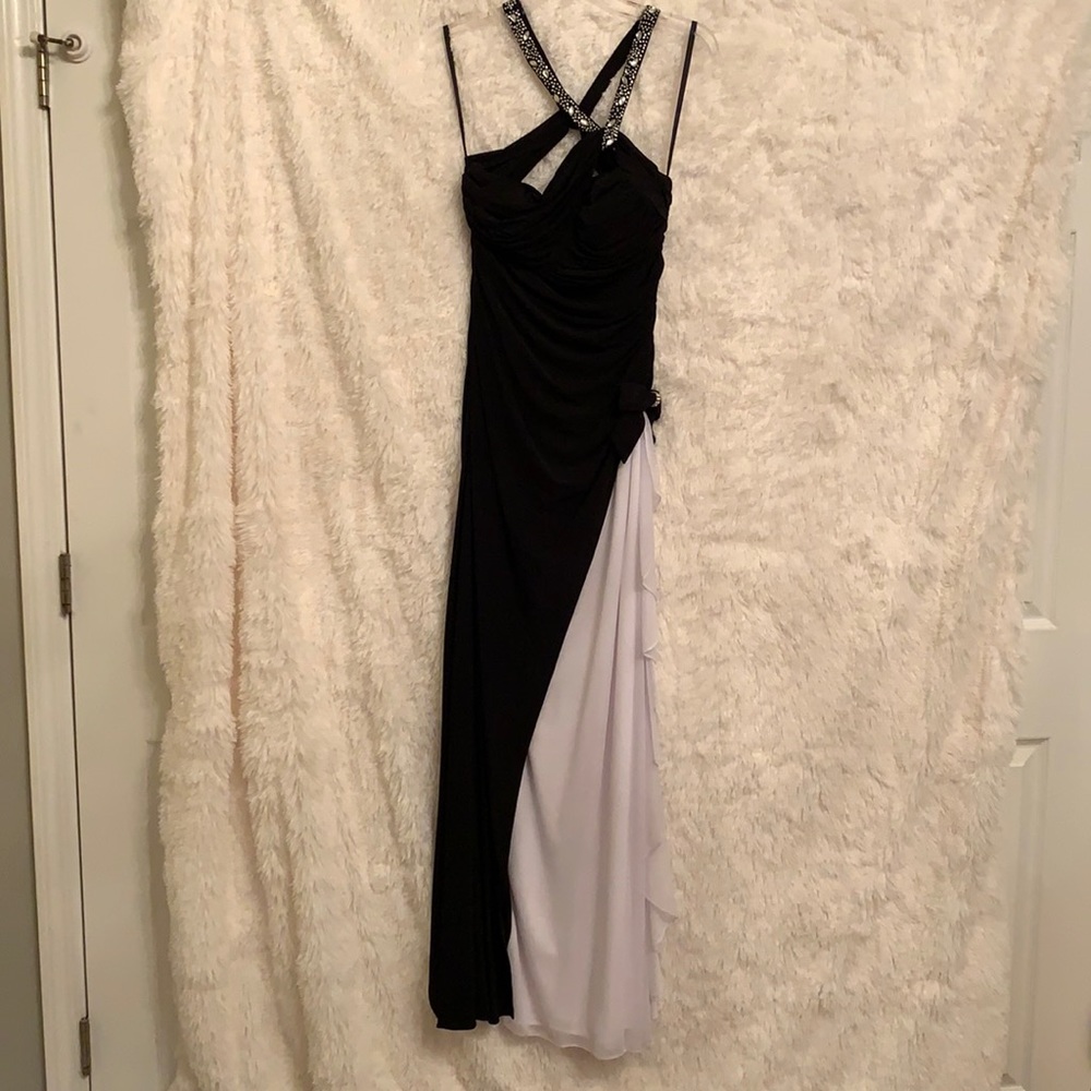 Formal Black and White dress